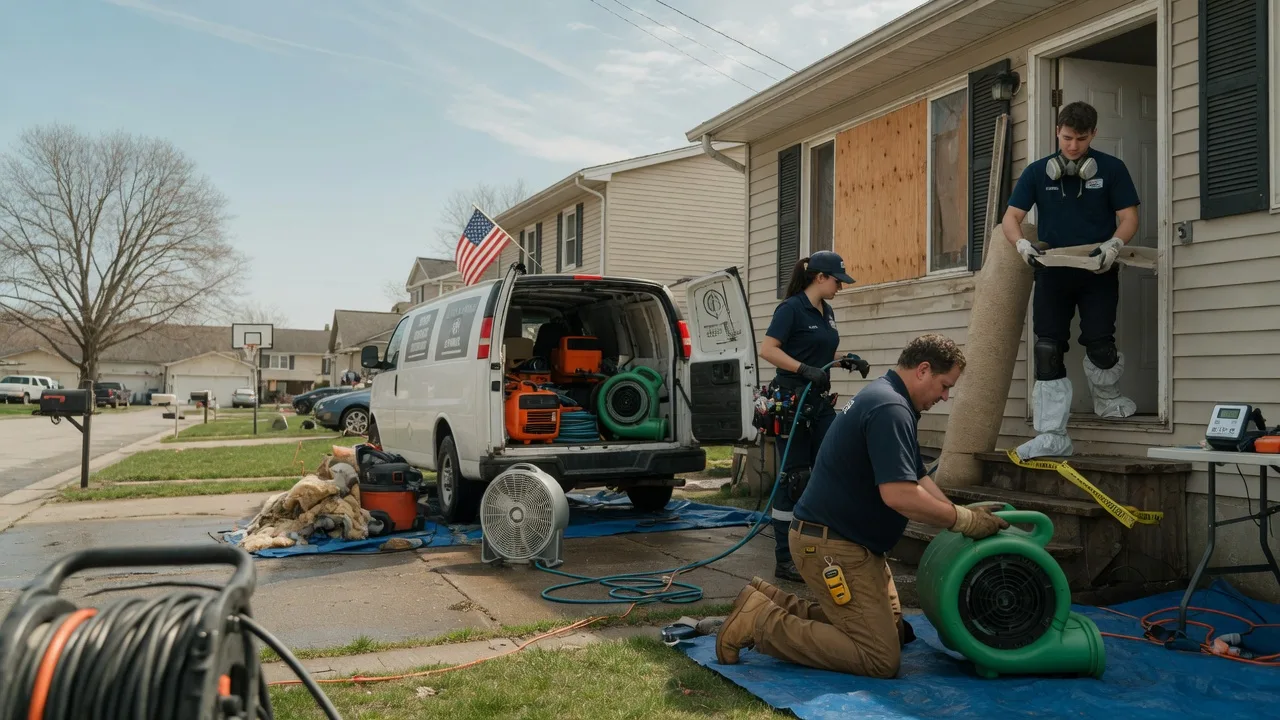 Water Damage Restoration in Columbiaville, MI near me